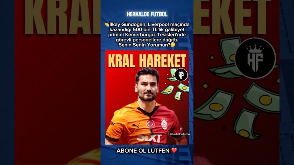👏Galatasaray’da İlkay Gündoğan personellere prim dağıttı. #galatasaray #futbol