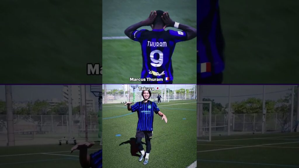 THAT Thuram’s goal, Takuya’s version 🌏🖤💙