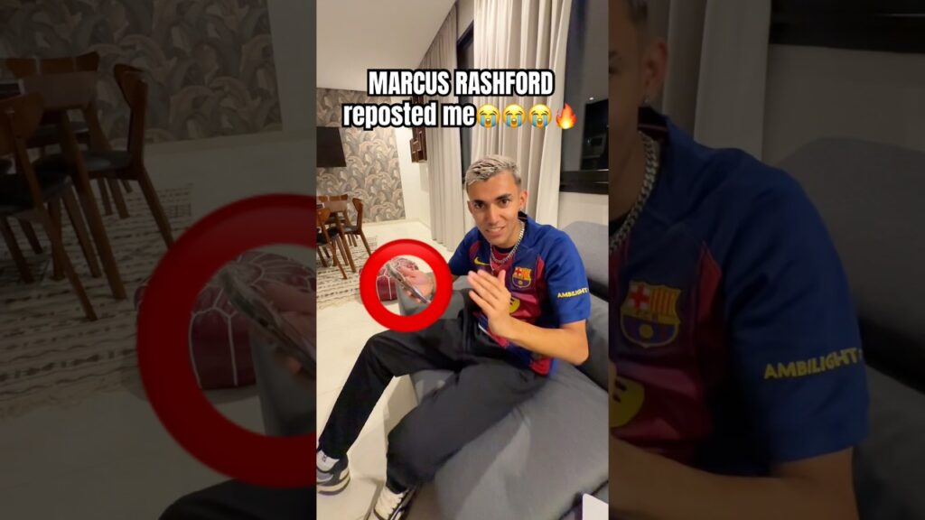 MARCUS RASHFORD reposted me!!!😭🔥🙏 #xntonio #shorts #football #soccer #rashford #fcbarcelona