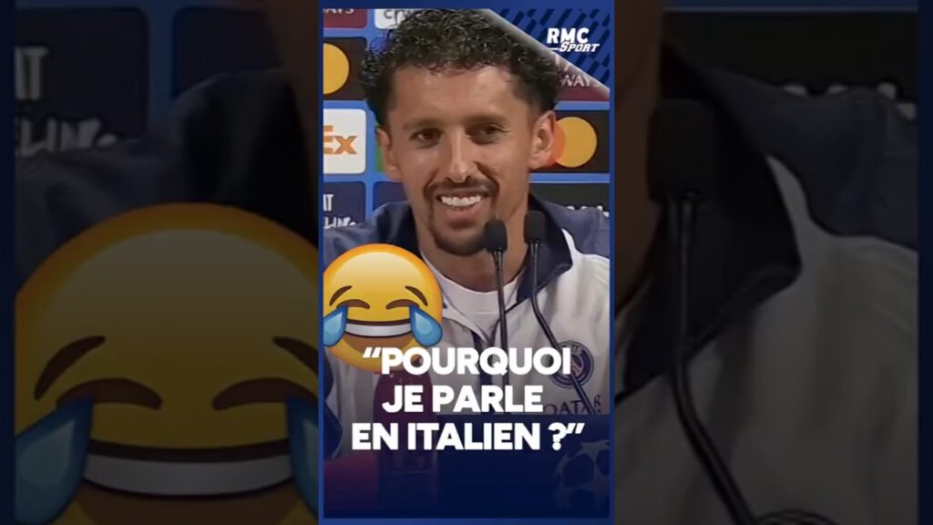 "Pourquoi je parle italien ?" Marquinhos confus