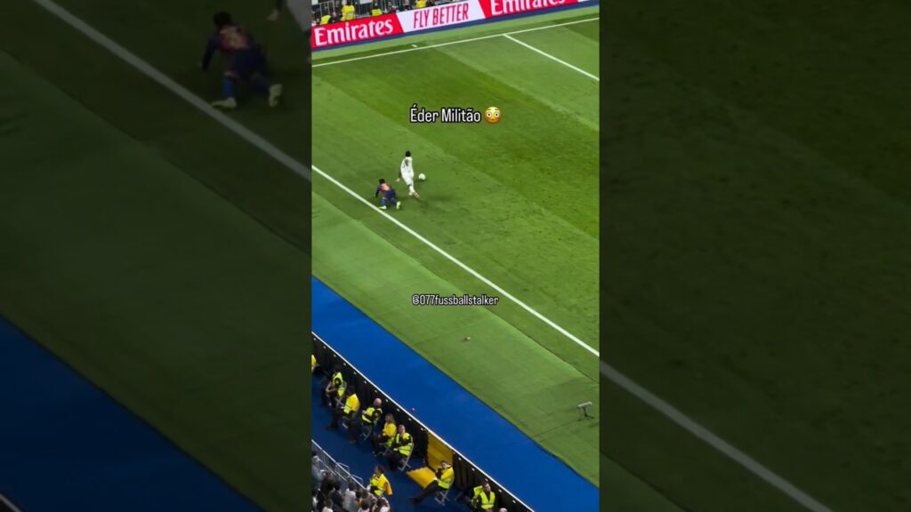 What a run by Militao 🤯🥶