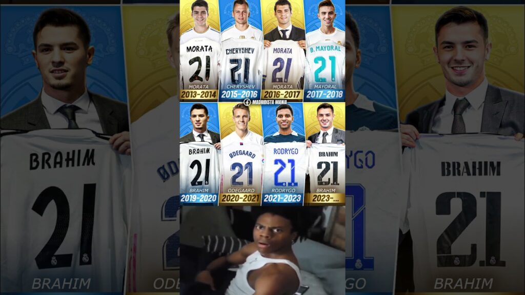 👀 Rodrygo, Brahim, Morata, Odegaad all had their time wearing 21 for Real. Who do you rate the most?
