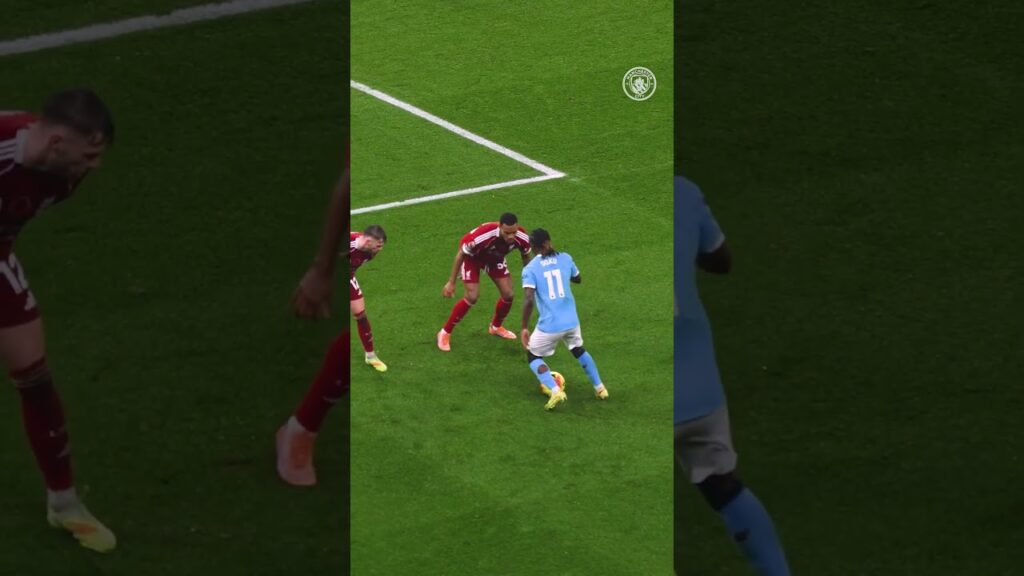 Could anyone stop Jeremy Doku? 😮‍💨#football #mancity #skills #shoot #shorts #premierleague