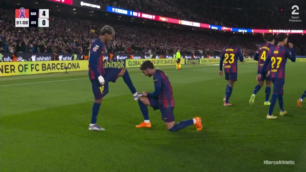 Barcelona 4 - 0 Athletic Bilbao - Høydepunkter