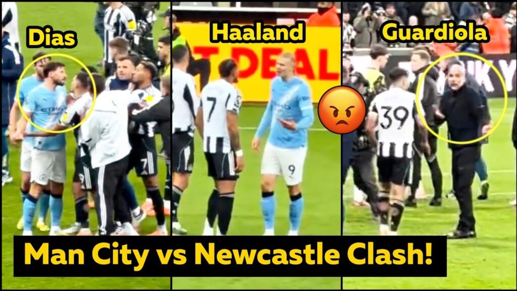 Pep Guardiola and Ruben Dias HEATED Scene after Man City loss to Newcastle