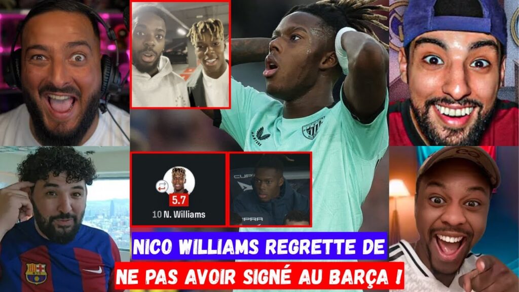 🚨 NICO WILLIAMS REGRETTE DE NE PAS AVOIR SIGNÉ AU BARÇA 😂😂 LAMINE YAMAL EST EXCEPTIONNEL 💪 🚨 NICO WILLIAMS REGRETTE DE NE PAS AVOIR SIGNÉ AU BARÇA 😂😂 LAMINE YAMAL EST EXCEPTIONNEL 💪