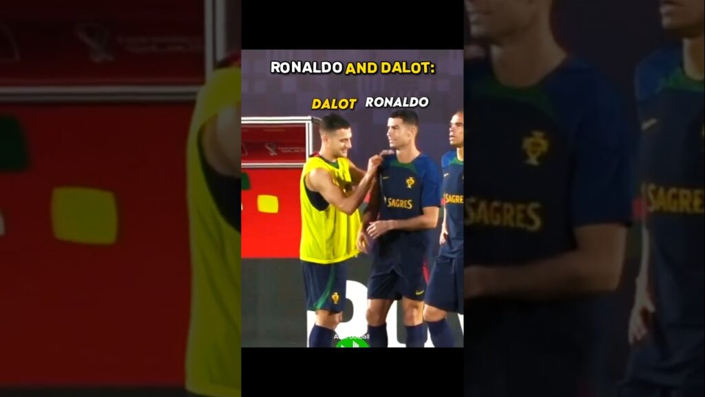 Ronaldo And Dalot Friendship 🥹