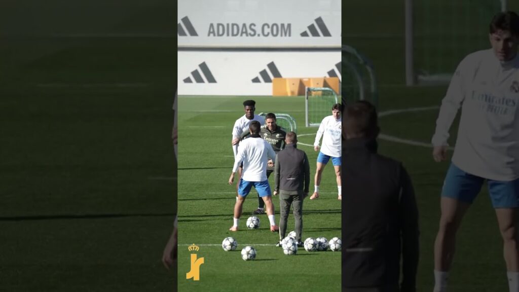 🤣 LE DUEL XABI ALONSO VS AURÉLIEN TCHOUAMÉNI LORS DU TORO #realmadrid #championsleague #xabialonso