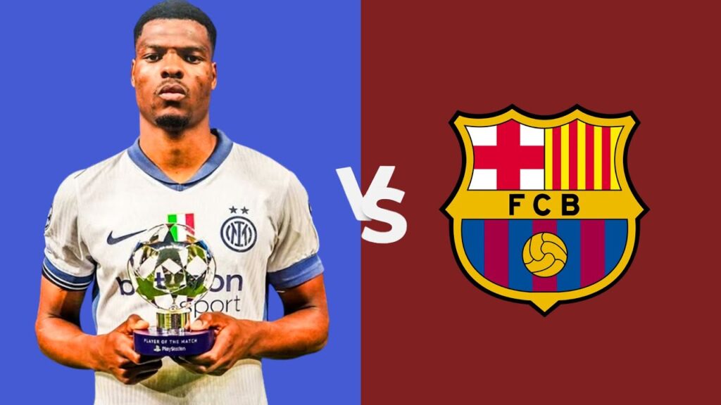 Denzel Dumfries vs Barcelona | All goals & passes! | UCL Semi-Finals 30/4/2025