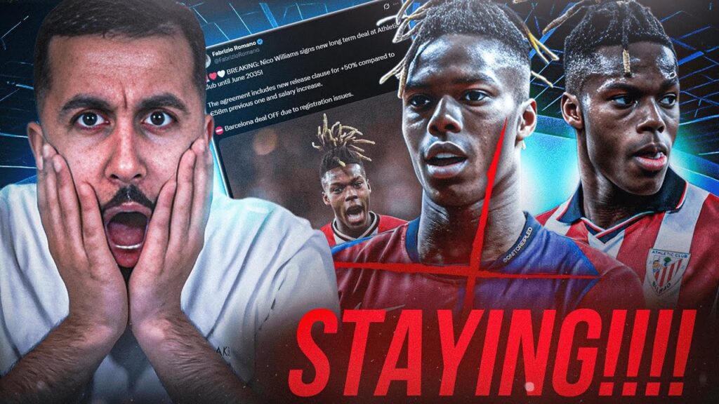 NICO WILLIAMS REJECTS BARCELONA (REACTION)