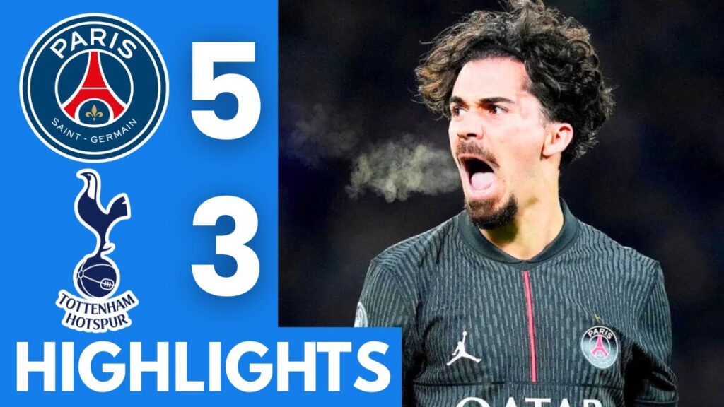 PSG vs Tottenham Hotspur (5-3) Highlights | UEFA Champions League 2025/26