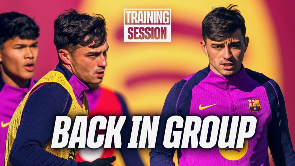 PEDRI BACK with the GROUP | FC Barcelona Training Session 🔵🔴