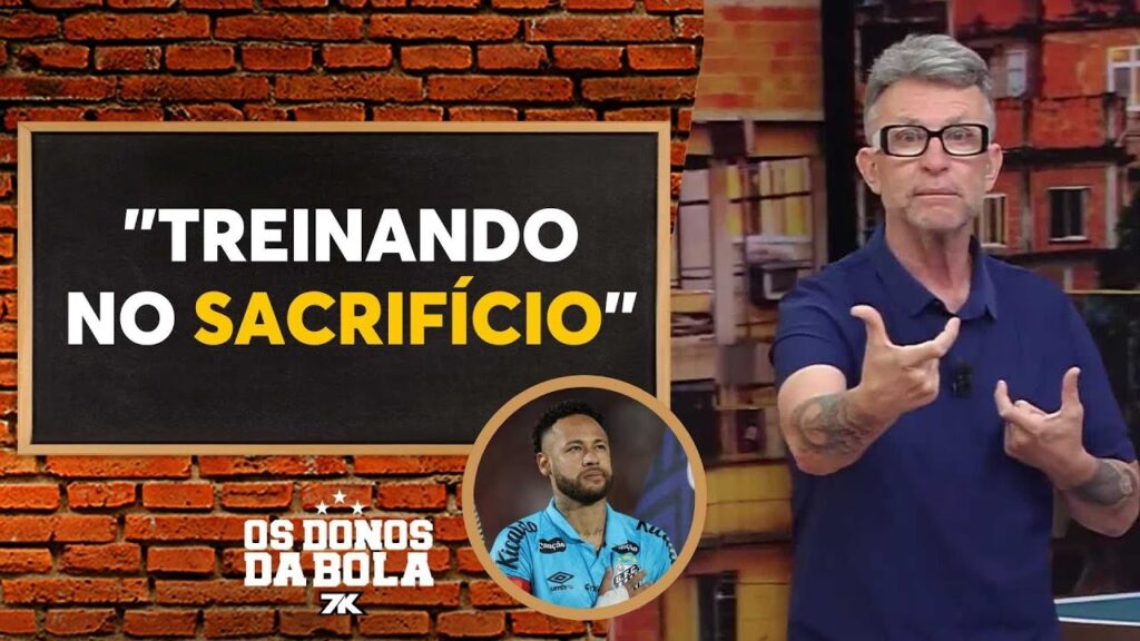 Craque Neto elogia Neymar por estar treinando mesmo lesionado Craque Neto elogia Neymar por estar treinando mesmo lesionado