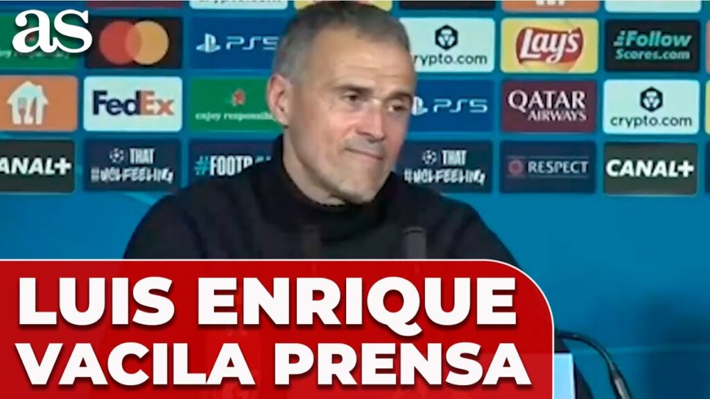 LUIS ENRIQUE vuelve a liarla en RUEDA DE PRENSA con un PERIODISTA ESPAÑOL