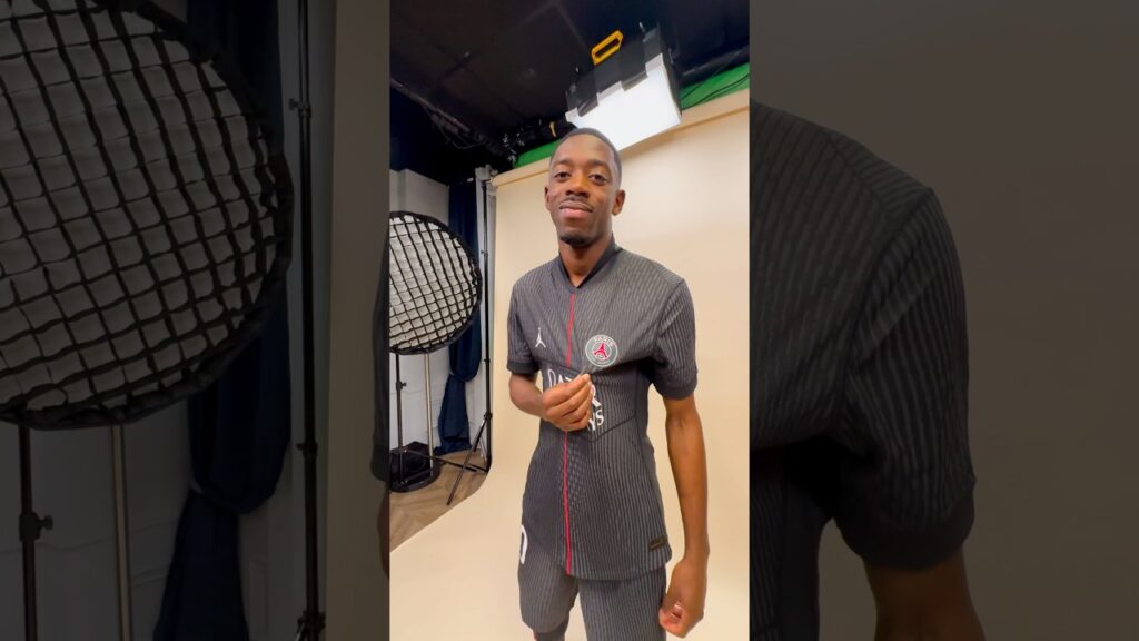 Ousmane and our new Fourth Kit ✔️🔥