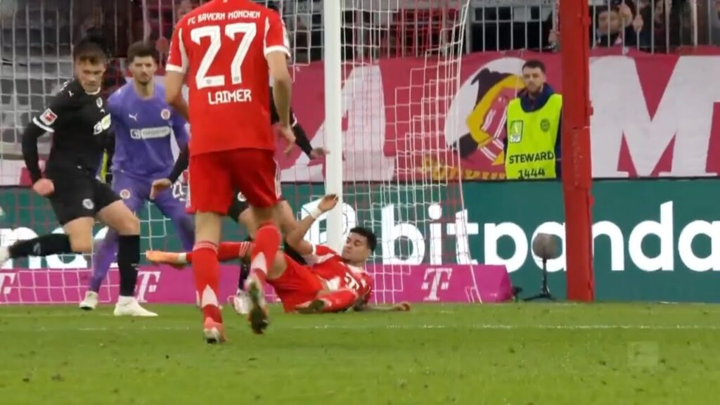 Luis Diaz amazing assist, Raphaël Guerreiro Goal, Bayern Munich vs St. Pauli Highlights, Bundesliga