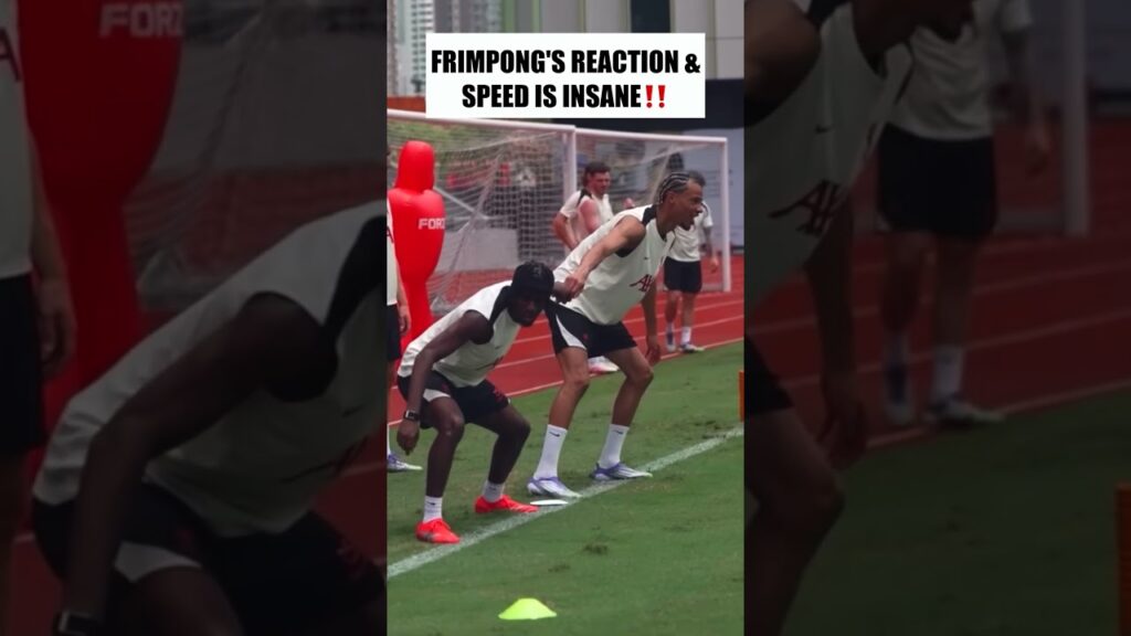 Frimpong’s Reaction and Speed 🤯🤯