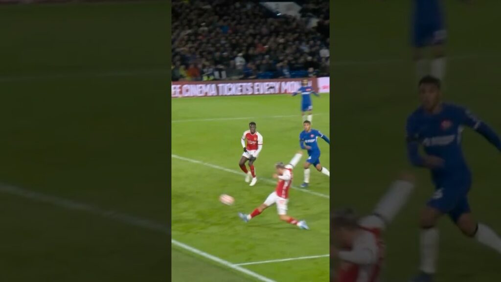 SENSATIONAL SAKA PASS & TROSSARD GOAL!