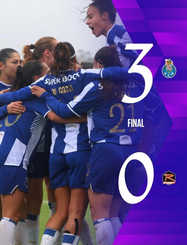 Porto Feminino vence o Racing Power por 3-0 e está na 4° Eliminatória da Taça de Portugal