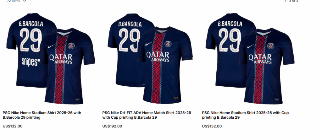 What is the difference between the first kit and the third kit with cup printing?