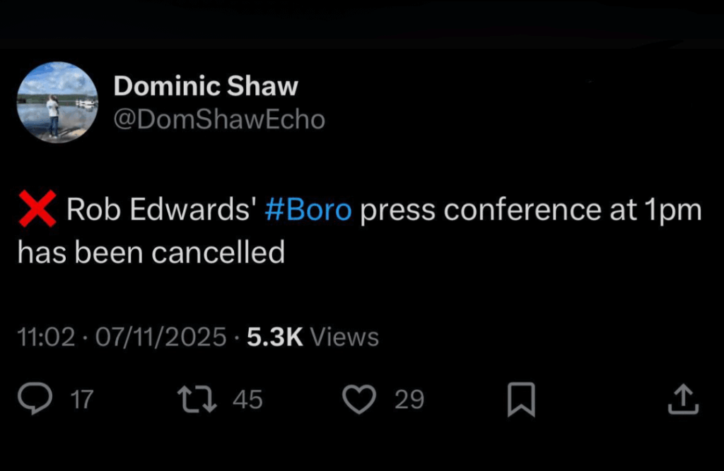 The signs are all pointing to Rob Edwards