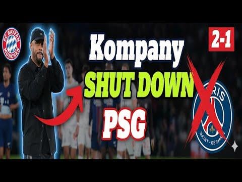 Analysis On How Kompany’s Tactics Shut Down PSG’s 4-3-3