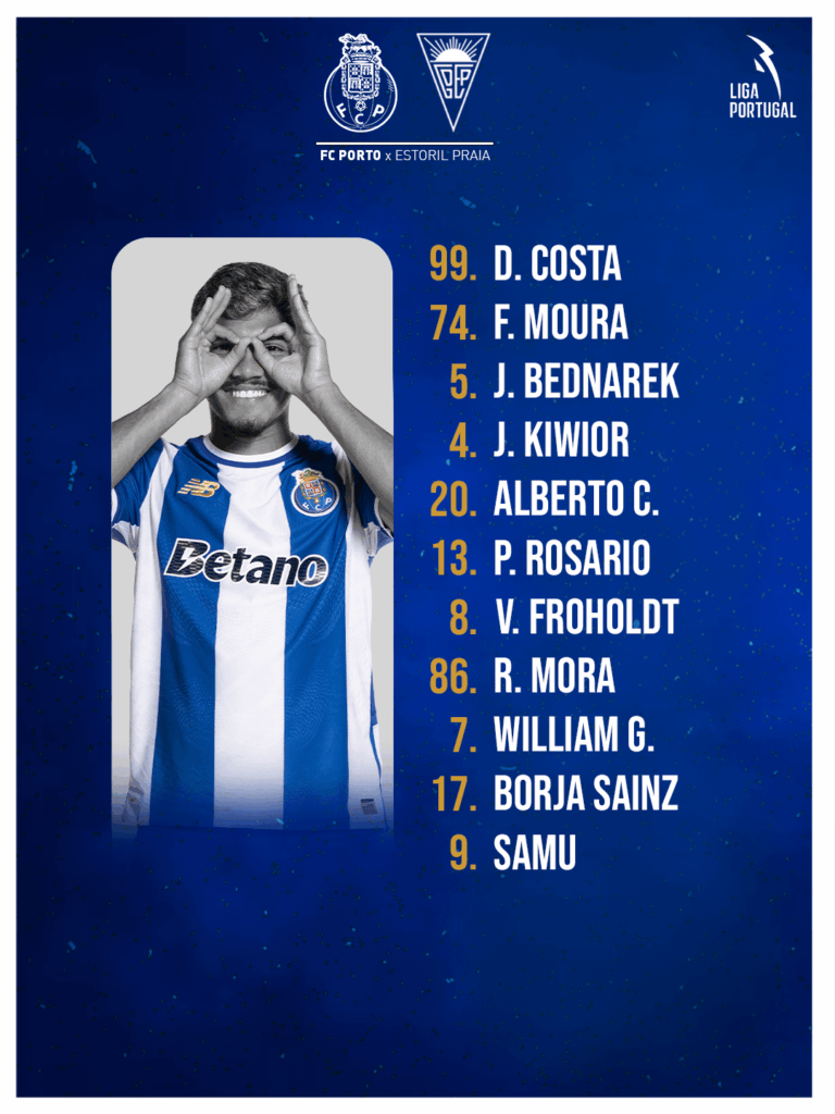 JÁ TEMOS 11! William, Mora e Rosario assumem a titularidade. Opiniões? 💙🤍🐉