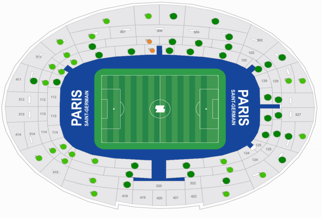Spurs game / away end