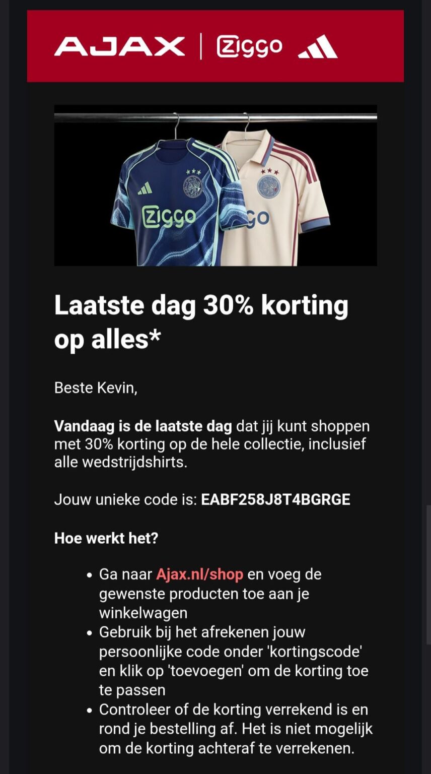 30% Alleen vandaag nog geldig