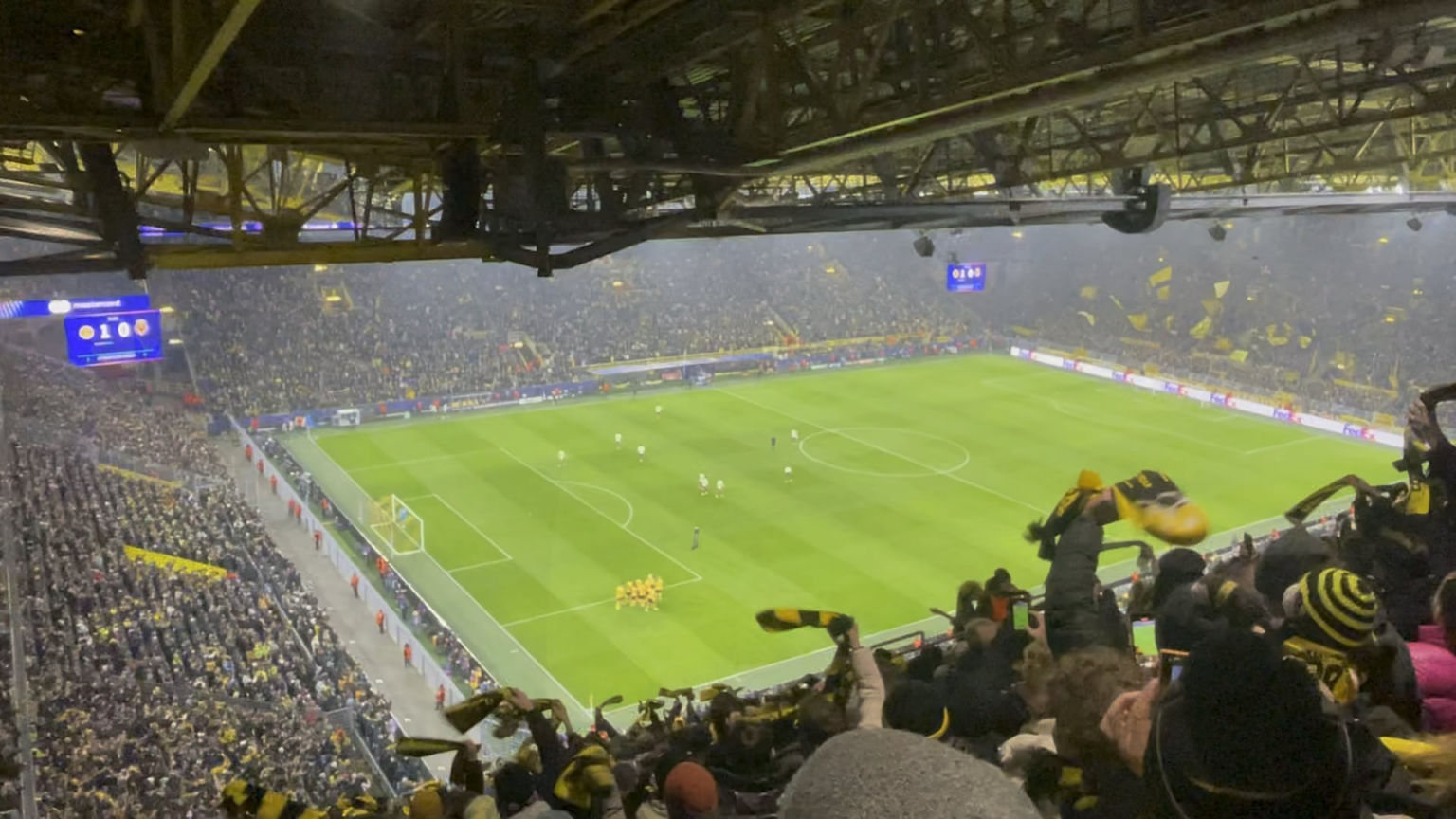As an Ajax and Dortmund fan, today i visited my first Dortmund game