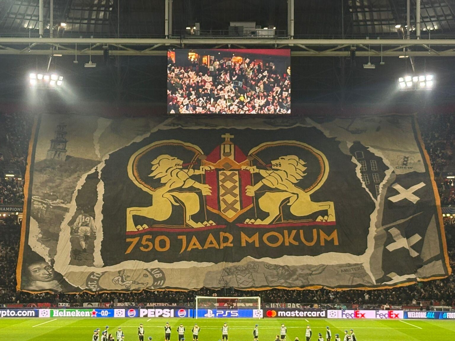 Tifo from last night