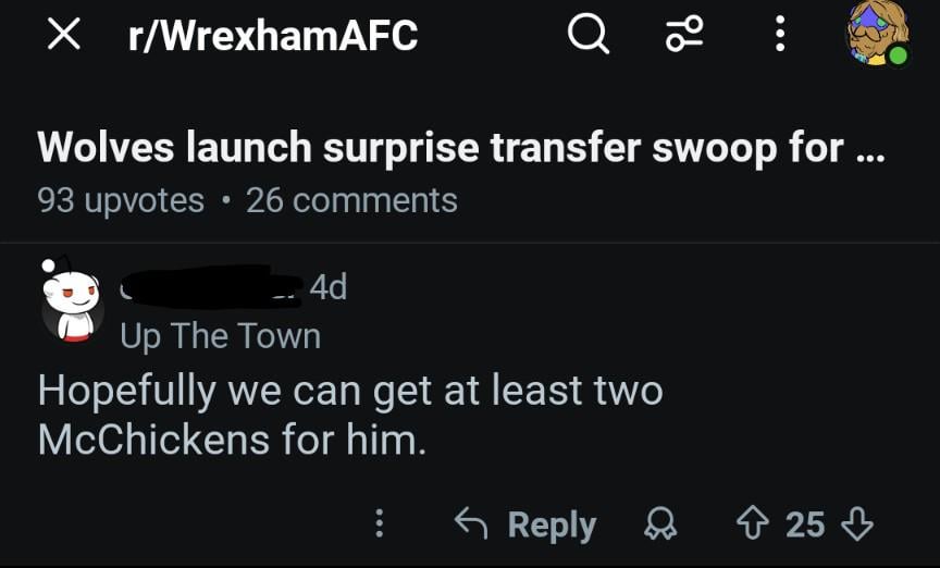 Transfer news about Coady in the WrexhamAFC sub