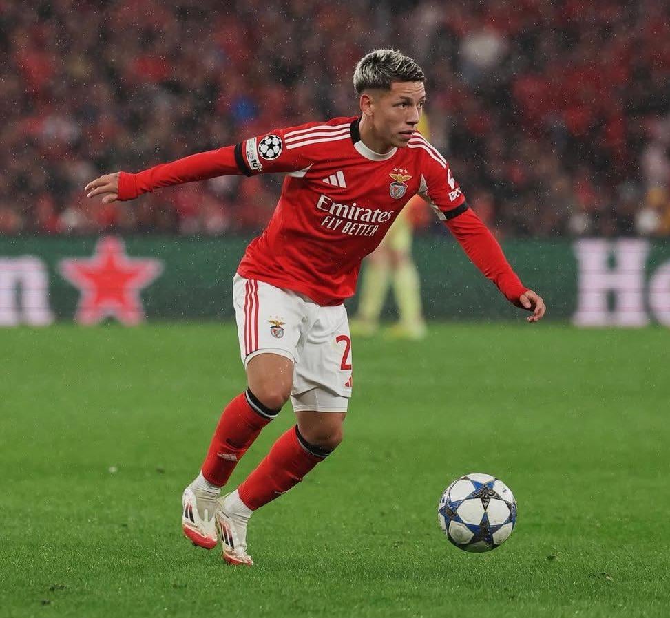 Saída de Gianluca Prestianni do Benfica em equação