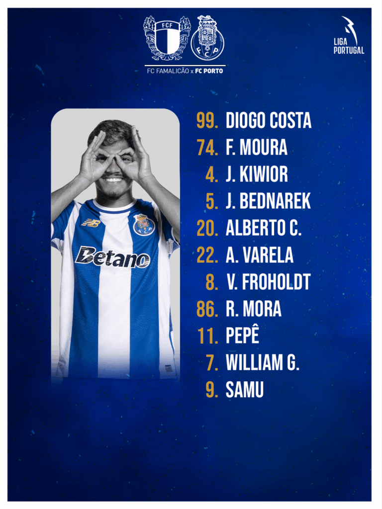 Mora e William são as grandes novidades no 11 inicial! O que acharam? VAMOS COM TUDO! 💙🤍🐉
