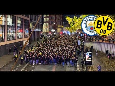BVB-Fanmarsch in Manchester | Man city vs Borussia dortmund 5.11.2025 UCL