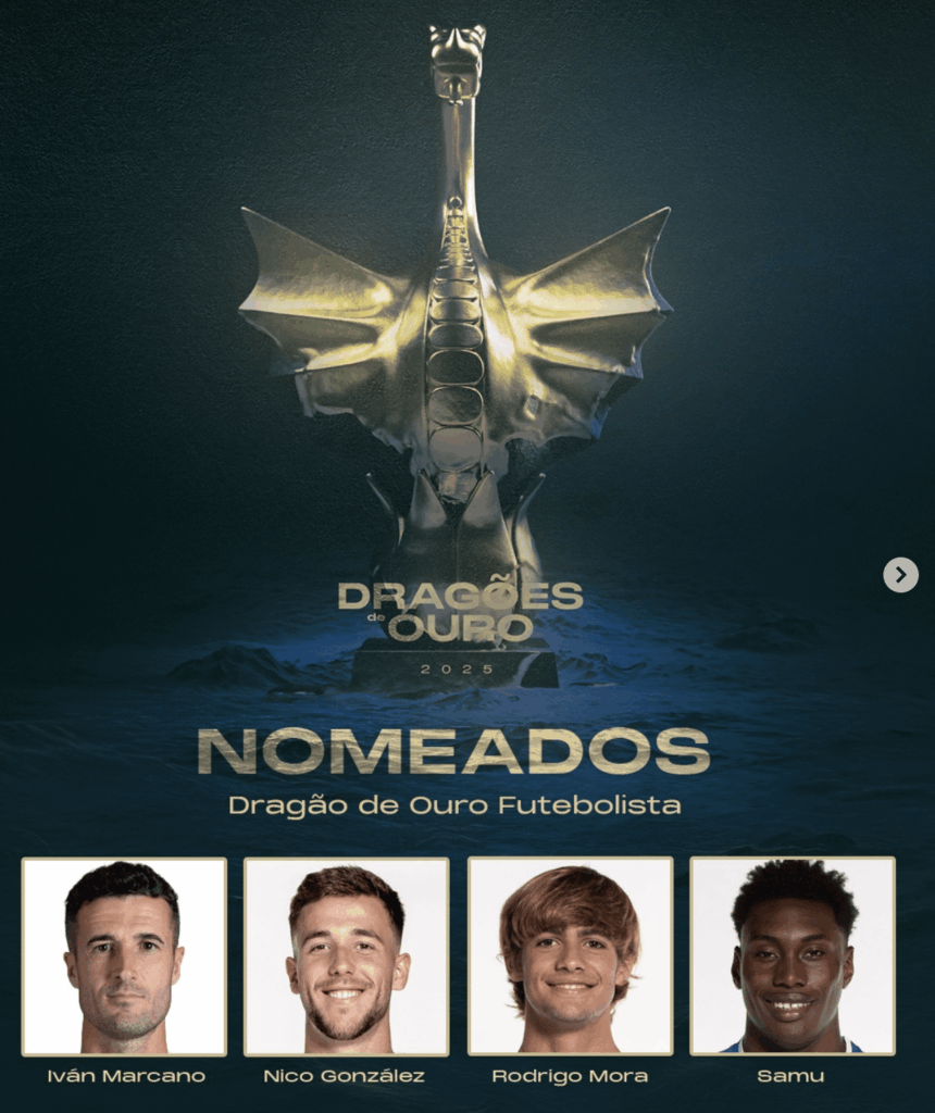 Quem vence o Dragão de Ouro – Futebolista?