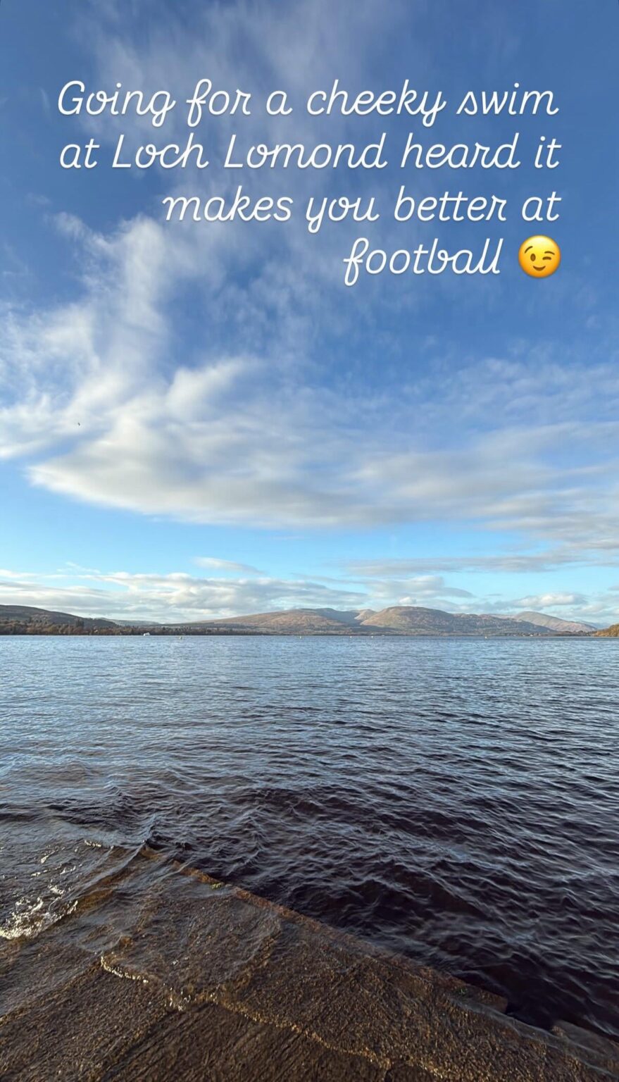 This is etched in my mind forever that he genuinely did this