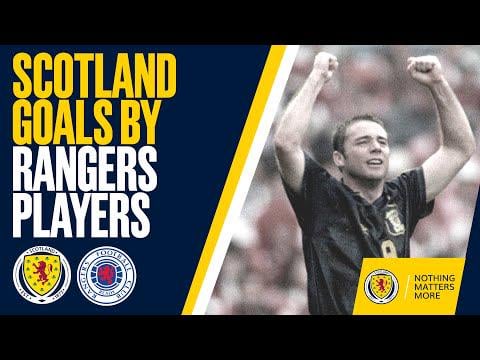 Scotland goals by Rangers players for national team.