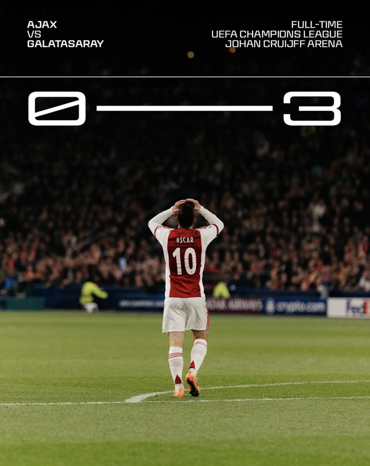 Ajax loses (again) in the CL 0-3 to Galatasaray