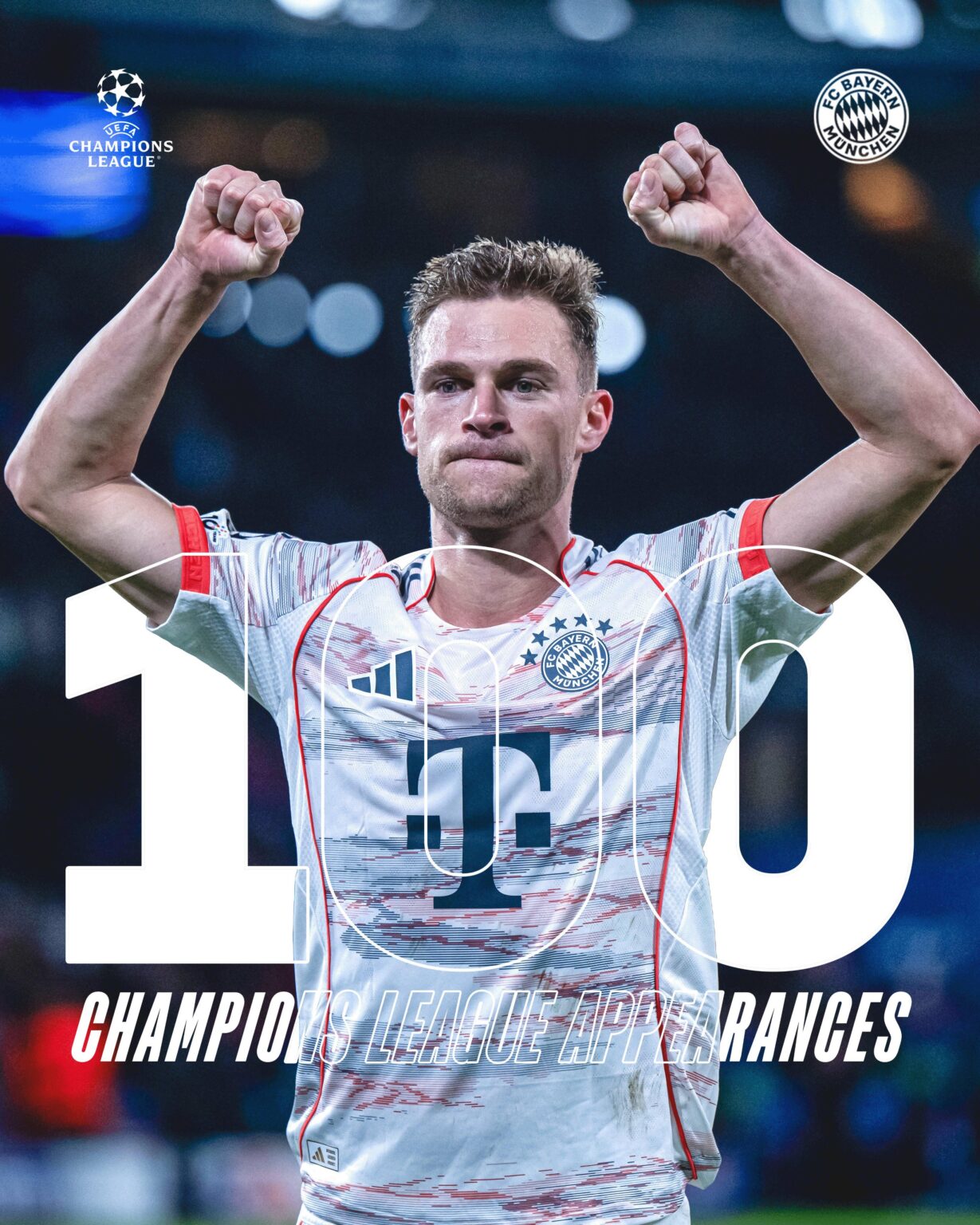[Official] Yesterday Kimmich had his 100th Champions League appearance