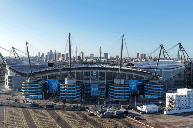 The fight broke out in the Etihad Stadium