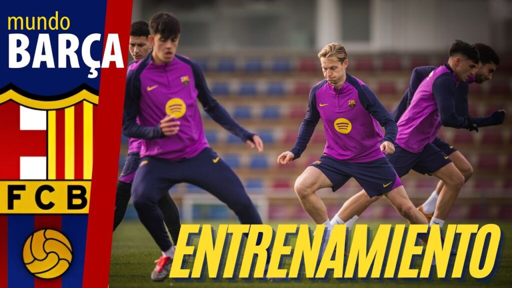 ÚLTIMA HORA ENTRENAMIENTO BARÇA: De Jong vuelve con el grupo y Araujo sigue indispuesto ÚLTIMA HORA ENTRENAMIENTO BARÇA: De Jong vuelve con el grupo y Araujo sigue indispuesto