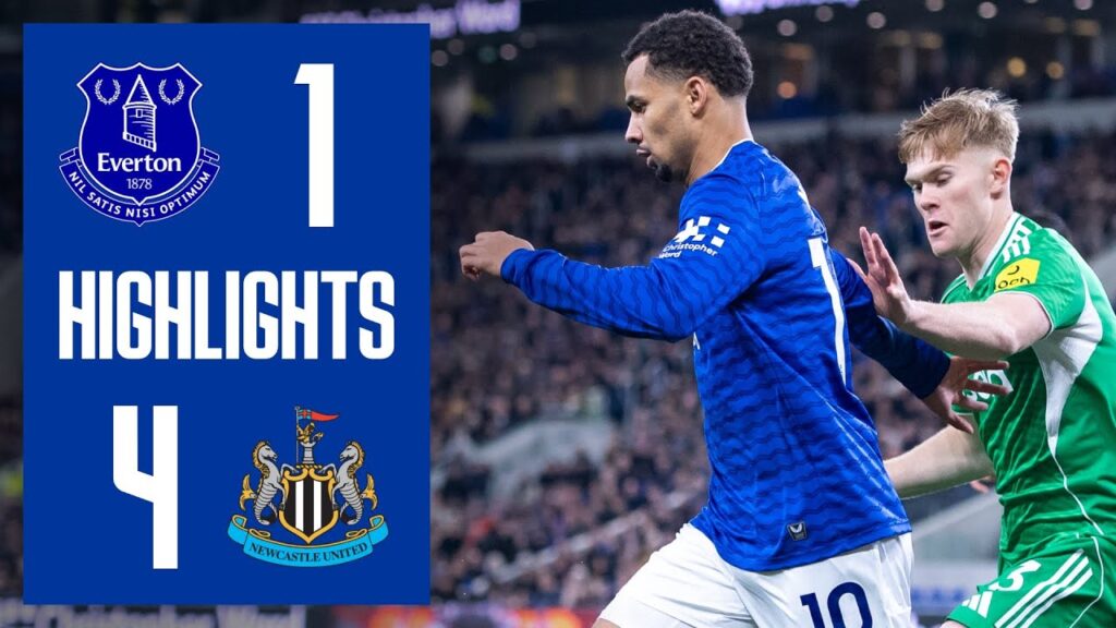 EVERTON 1-4 NEWCASTLE UNITED | Premier League highlights
