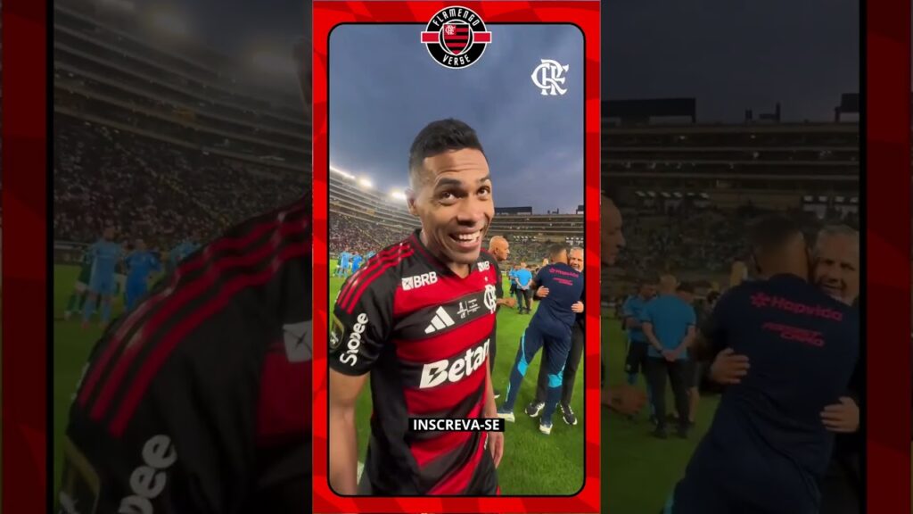 Tem que respeitar o ALEX SANDRO ele mandou o RECADO para a nação após o TETRA #shorts #flamengo