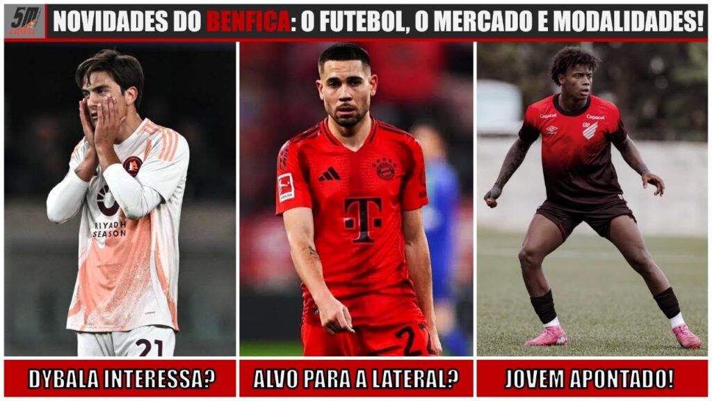 BENFICA VAI AVANÇAR POR RAPHAËL GUERREIRO! DYBALA REALMENTE INTERESSA? BENFICA ATENTO A BRUNINHO!