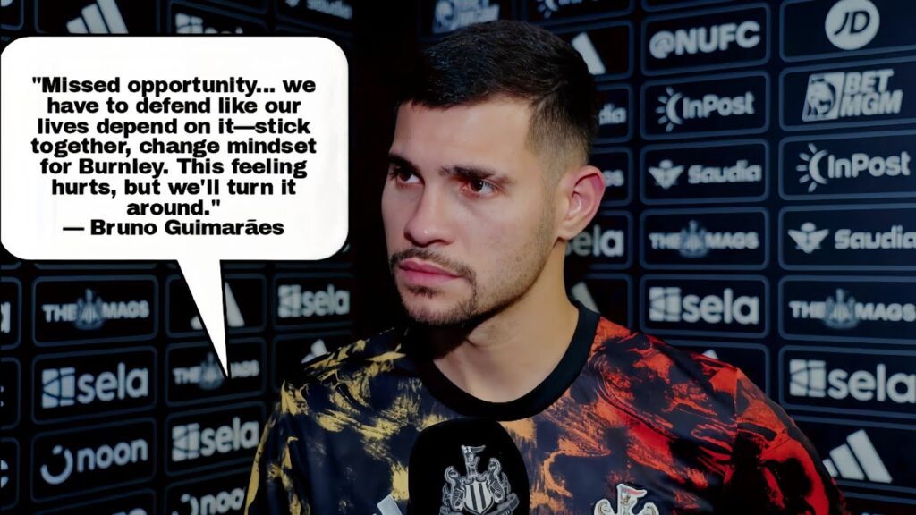 "FEELS LIKE WE LOST SOMEONE IN THE FAMILY!" – BRUNO GUIMARÃES FUMES AFTER 2-2 SPURS DRAW! POST-MATCH