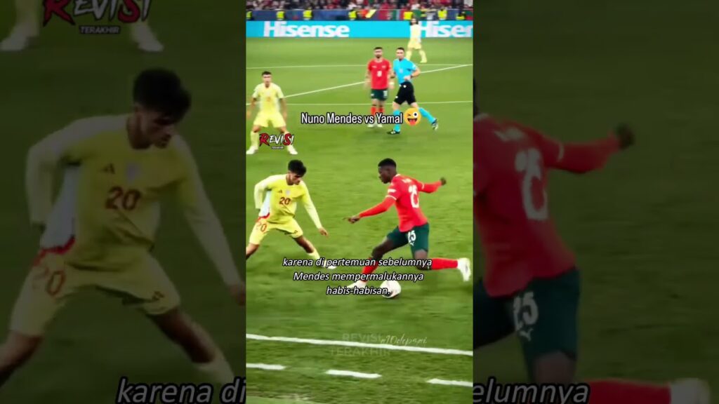 Nuno Mendes kembali jadi mimpi buruk Yamal dan sekali lagi mengantonginya 😳🤫