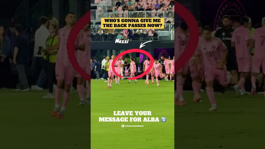 MESSI REACTS TO JORDI ALBA’S RETIREMENT