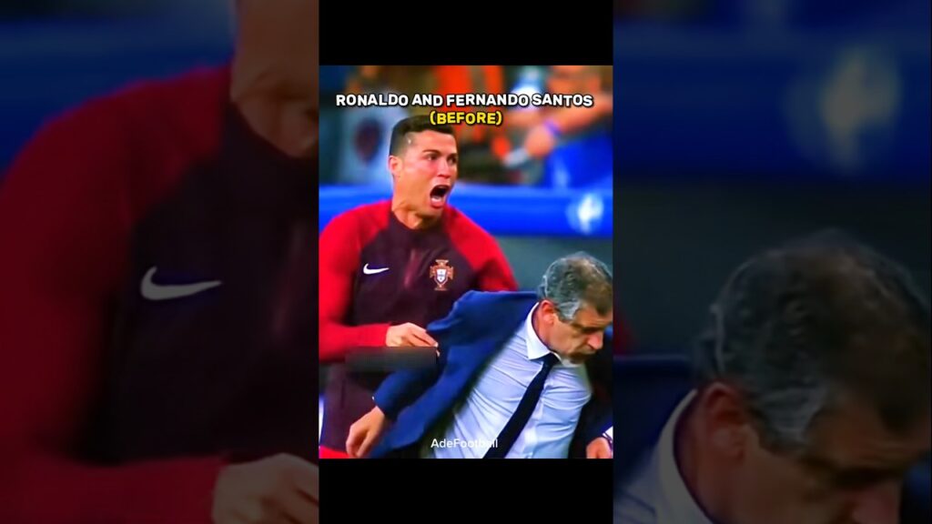 Ronaldo And Fernando Santos Before + NOW 😢