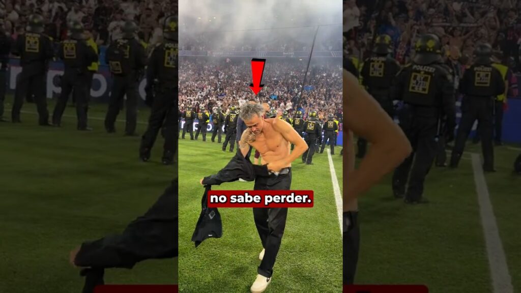 ¿Luis Enrique no sabe perder?